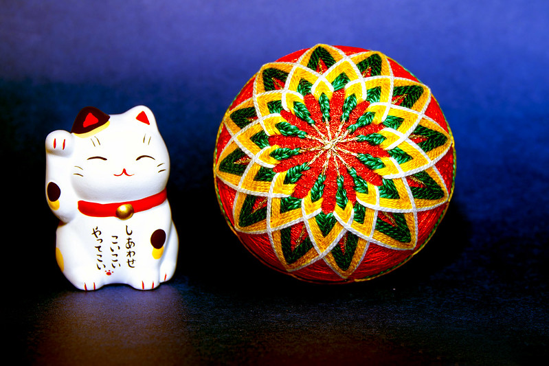 Diseños de las bolas Temari Japonesas